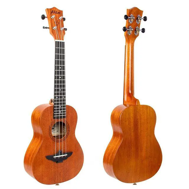 Alt view image 2 of 7 - Ukulele, Left-handed Concert Ukelele Solid Mahogany 23 inch for Professional Beginners Adults Kit with Free Online Lesson and Uke Accessories