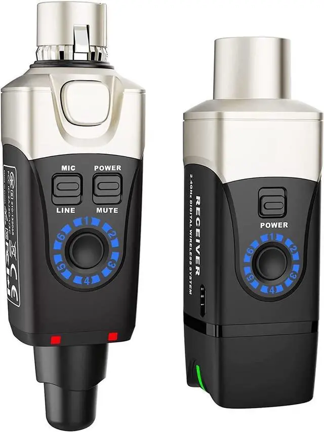 Main image of U3 Dynamic Microphone Wireless System with XLR Transmitter and Receiver