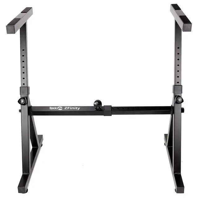 Alt view image 4 of 7 - RJZZ363 Z Style Keyboard Stand, Heavy Duty & Height Adjustable | Heavy duty Z style keyboard stand, height and width adjustable for digital pianos, stage pianos and MIDI controllers
