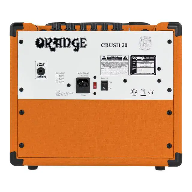 Alt view image 5 of 7 - Crush 20 20W 8" 2-Channel Guitar Amplifier and Speaker Combo