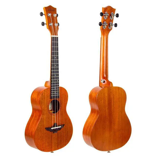 Alt view image 7 of 7 - Ukulele, Concert Ukelele Solid Mahogany 23 inch for Professional Beginners Adults Kit with Free Online Lesson and Uke Accessories