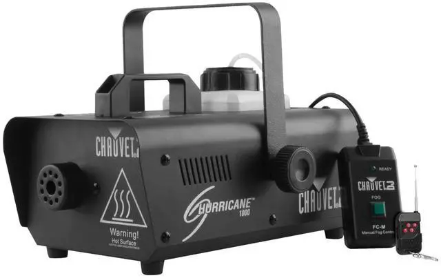 Main image of Hurricane 1000 Compact Fog Machine with wireless Remote