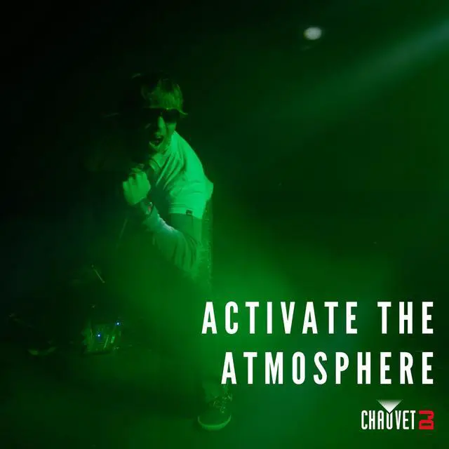 Alt view image 6 of 7 - Hurricane 1000 Compact Fog Machine with wireless Remote