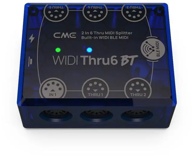 Alt view image 2 of 7 - WIDI Thru6 BT 2-in-6-out MIDI Thru | 5-pin DIN, Bluetooth, High-speed