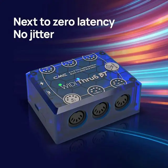 Alt view image 6 of 7 - WIDI Thru6 BT 2-in-6-out MIDI Thru | 5-pin DIN, Bluetooth, High-speed