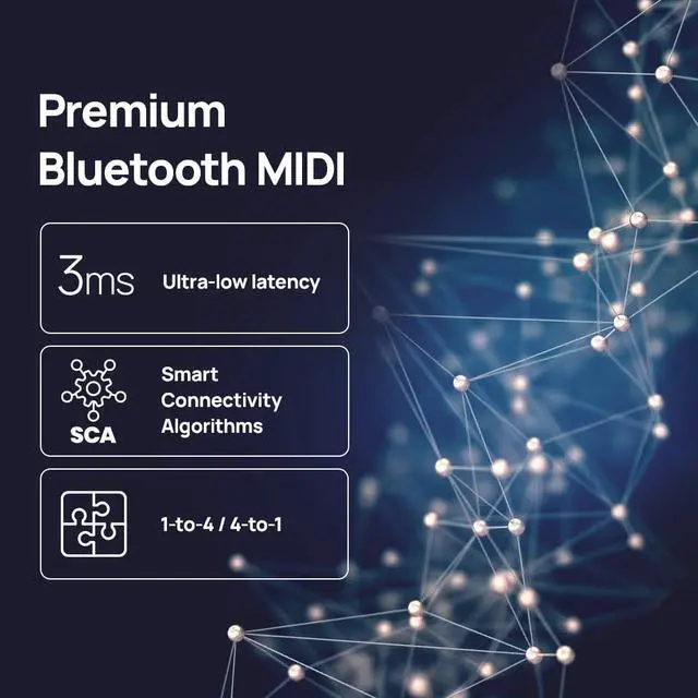 Alt view image 7 of 7 - WIDI Thru6 BT 2-in-6-out MIDI Thru | 5-pin DIN, Bluetooth, High-speed