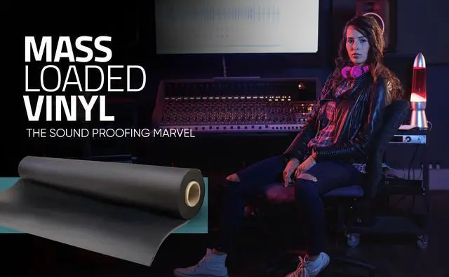 Alt view image 4 of 7 - Mass Loaded Vinyl 1.23 lb/ft2 - More Soundproofing - Professional MLV Soundproofing Barrier. Optimum thickness. Premium Noise Barrier | Sound Barrier | 4x20 ft (1.23 lb, 1/8 in, 80 sqft)