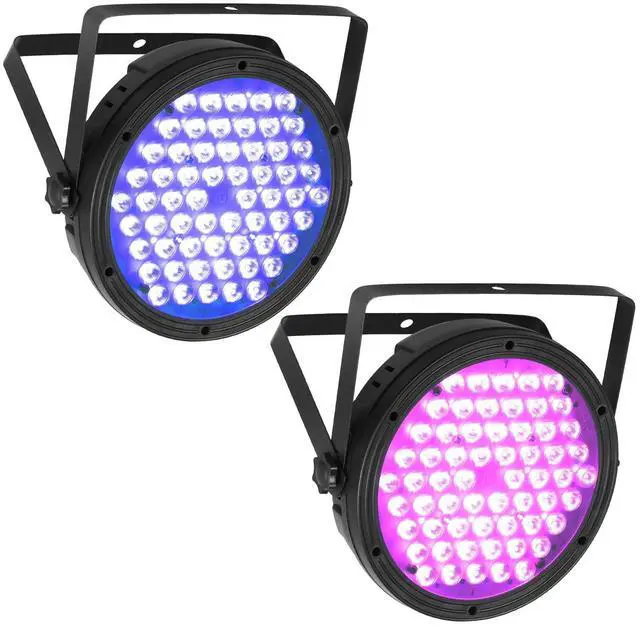 Main image of Stage Lighting 120W Par Light RGBW 4-in-1 Stage Lights, DJ Light DMX for Concert and Events,2 Packs