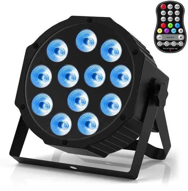 Main image of Rechargeable Par Lights, RGBW LED Uplights Battery Powered Stage Light, Par Can DJ Lights Sound Activated with Remote & DMX Control for Festival Party Event Wedding Bar