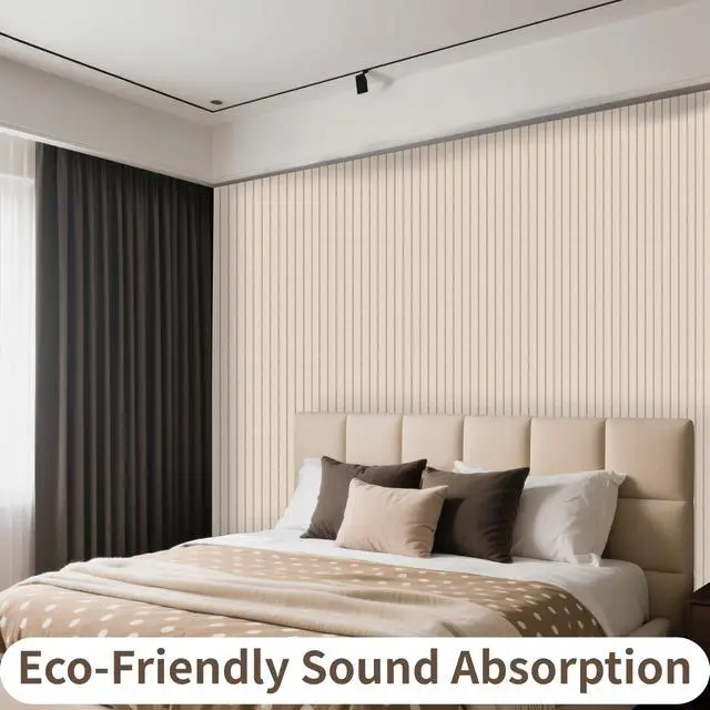 Alt view image 7 of 7 - 12 Pack Large Acoustic Wall Panels, 47.2 x 23.6 x 0.4 Inch (92.8 sq ft), Self-Adhesive Sound Absorbing Panels,Sound Proof Panels for Walls, Echo Reduction for Studio, Office, Camel