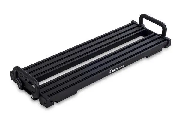 Alt view image 4 of 7 - Guitar Pedalboard, Secure Clip-On Design Aluminum Alloy Pedal Board with Carry Bag, No Adhesive Needed for Effects Pedals, for Gigs and Rehearsals, GPB-01 Small