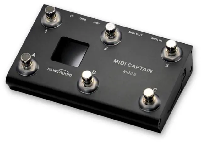 Main image of Paint Audio MIDI Captain MINI 6 Foot Controller Multi-Effects Keyboards Synthesizer USB-MIDI DAW DSP Software USB-HID Support Multi-state Switch Cycling(MIDI Captain MINI 6)