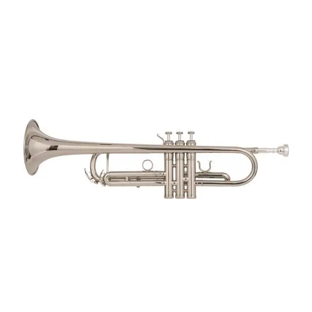 Alt view image 4 of 6 - Jean Paul TR-330N Student Bb Trumpet - Nickel-Plated