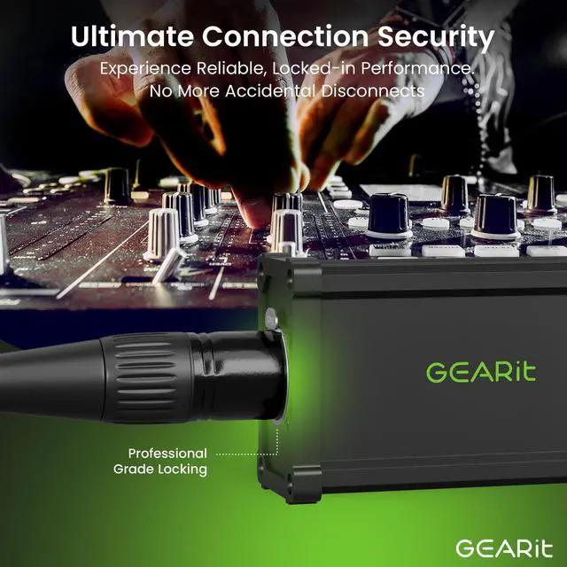 Alt view image 6 of 7 - 4 Channel Snake (2ft Breakout Cable) 3Pin XLR to Ethercon RJ45 Cat5/Cat6 Ethernet Extender - 4 XLR (2 Male, 2 Female) for Live Stage, Sound, Lighting, Audio Recording Studio