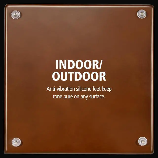 Alt view image 5 of 7 - Bass Cajon Subwoofer Snare Sit-On Box Drum | NOT MADE IN CHINA, Jumbo Size, Front Sound Ports, Walnut Frontplate, Silicone Feet For All Settings