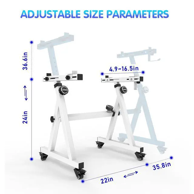 Alt view image 5 of 7 - Universal Z-style Heavy-Duty Piano Keyboard Stand - Adjustable and Portable for 61/88 Keys (White)