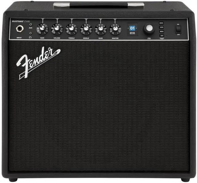 Main image of Mustang LTX50, 120V | 50-watt modeling amplifier, home practice amp, 50+ presets, Bluetooth, USB recording, electric guitar, versatile tones