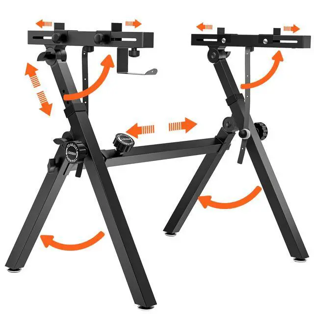 Alt view image 2 of 7 - Universal Keyboard Stand, Z-style Heavy-Duty Piano Stand, Adjustable and Portable Piano Keyboard Stand for 61 and 88 Keys, Piano Stand for 88 Keyboard, Rolling Keyboard Stand