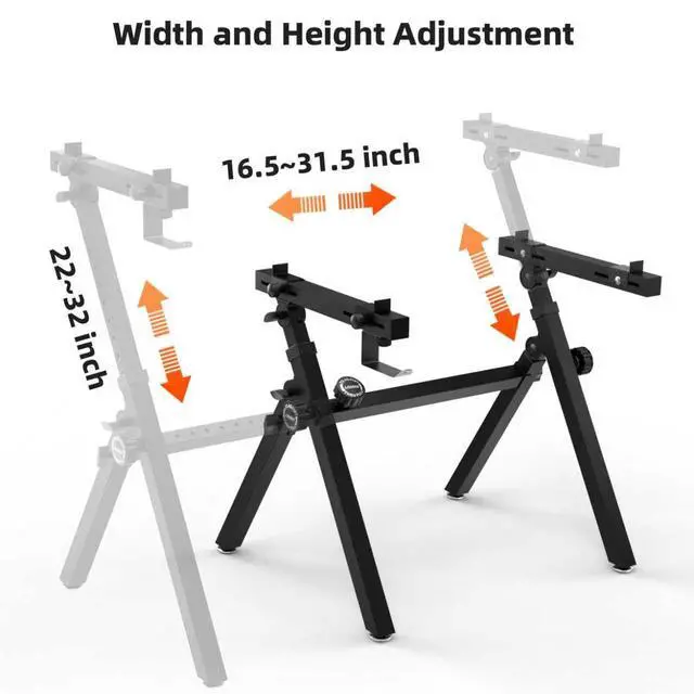 Alt view image 5 of 7 - Universal Keyboard Stand, Z-style Heavy-Duty Piano Stand, Adjustable and Portable Piano Keyboard Stand for 61 and 88 Keys, Piano Stand for 88 Keyboard, Rolling Keyboard Stand