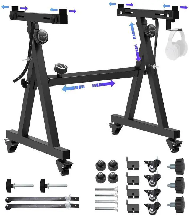 Main image of Universal Keyboard Stand, Z-style Heavy-Duty Piano Stand, Adjustable and Portable Piano Keyboard Stand for 61 and 88 Keys