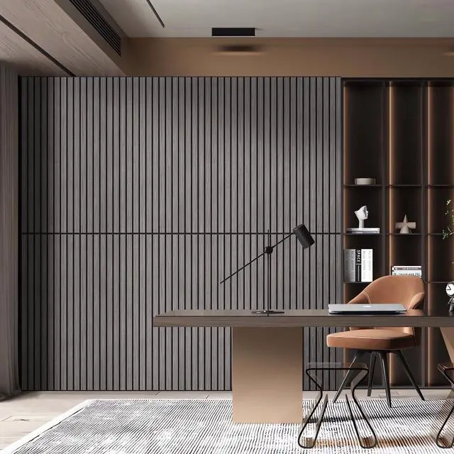 Alt view image 3 of 6 - 6 Pack Acoustic Wall Panels, 47.2" X 23.6" Sound Absorbing Panels, Decorative Sound Proof Panels for Office, Studio, Home Theatre - Light Grey