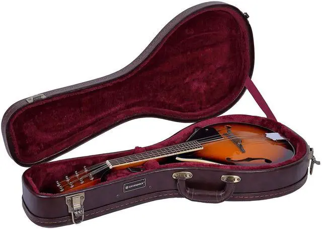 Alt view image 2 of 6 - Hard Shell Case for A-Style Mandolin in Vintage Brown(CRW620MABR)