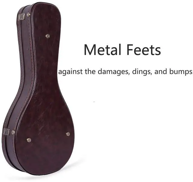 Alt view image 4 of 6 - Hard Shell Case for A-Style Mandolin in Vintage Brown(CRW620MABR)