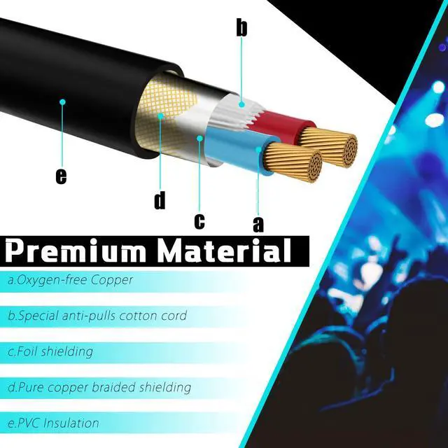Alt view image 6 of 7 - 30 Pcs 3.2ft 3 Pin DMX Cable 1 Meter Flexible DMX Signal Cables Wires with Metal Connectors XLR Male to Female Connection for Stage Lighting Spotlight DJ Lights, Black