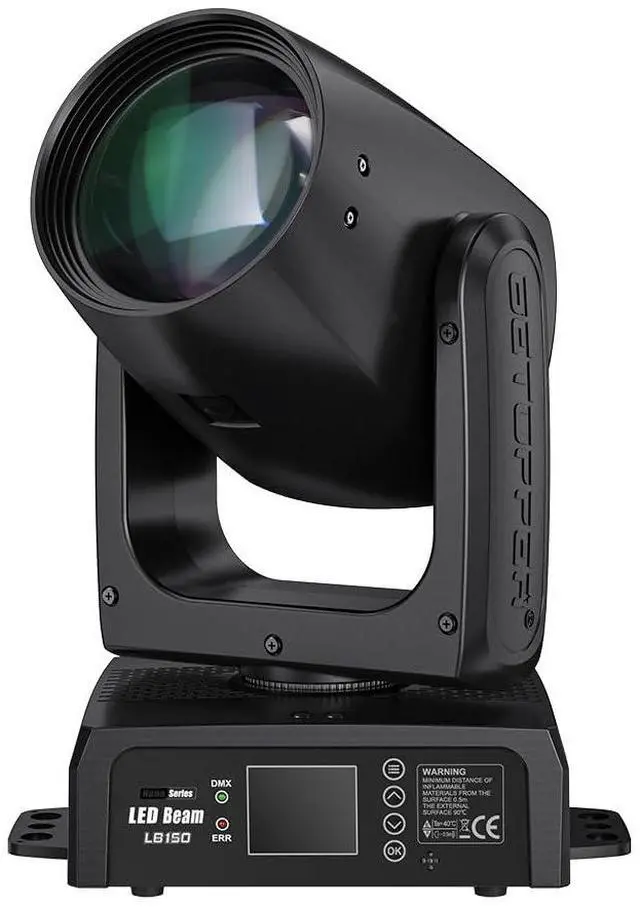Main image of Moving Head Light,150W Moving Head DJ Lights for Party | LB150 With Beam 12 GOBO 12 Colors 1 Prism Plate,DMX Sound Activated,0~100% dimming,for DJ Party Bar Wedding Stage Lighting