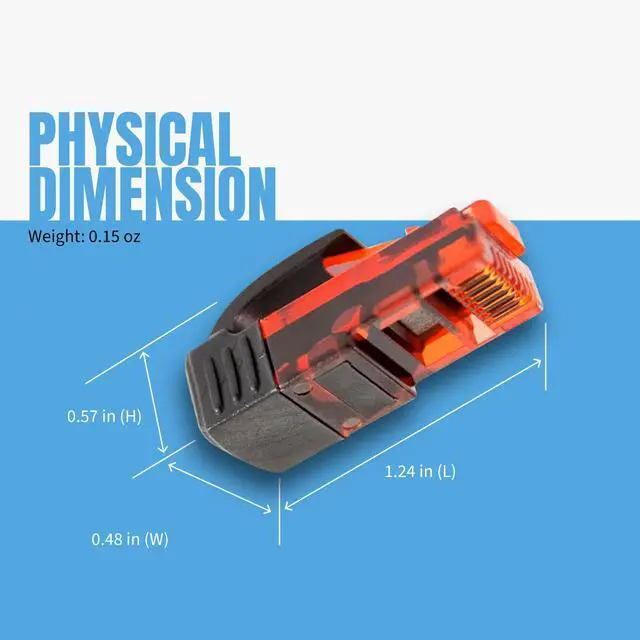 Alt view image 3 of 6 - 10 Pack - CPoint DMXterminator RJ45 DMX Terminator 120 Ohm 1 Universe RJ45-DMXTERM-120