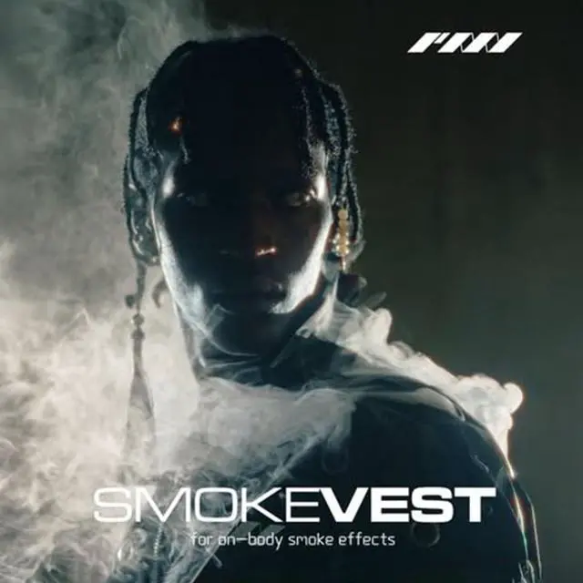 Alt view image 6 of 7 - Smoke Vest Harness for SmokeNINJA Pro/SmokeNINJA/SmokeGENIE Wearable On-Body Fog Effect System with Tubing, Heat-Resistant & Splash-Proof Plug & Play Smoke Machine Accessory for Cosplay & Film