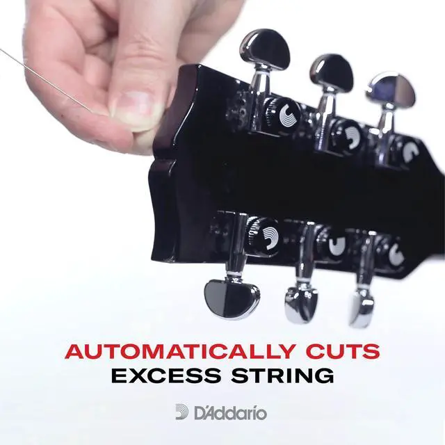 Alt view image 3 of 6 - Auto-Trim Tuning Machines - Locking Tuners for Guitars - 6 In Line Setup, Black