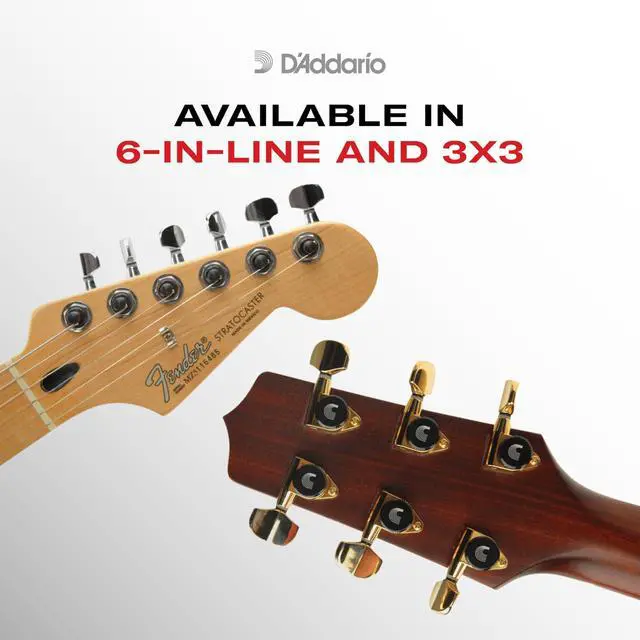 Alt view image 5 of 6 - Auto-Trim Tuning Machines - Locking Tuners for Guitars - 6 In Line Setup, Black