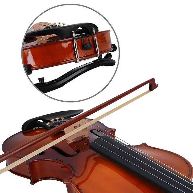 Alt view image 6 of 7 - Violin Set for Beginners,Acoustic Violins Starter Kit Package for Student,Beginners Fiddle with Hard Case, Rosin, Shoulder Rest, Bow, and Extra Strings (NATURAL, 1/4)