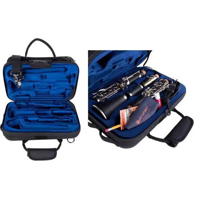 Alt view image 2 of 7 - Protec Bb Clarinet Slimline PRO PAC Case, Black, Model PB307