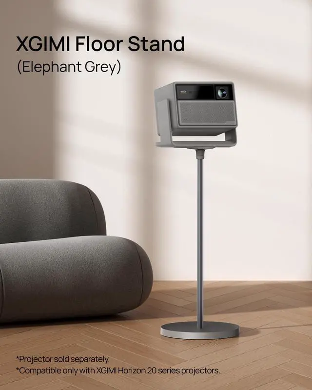 Alt view image 2 of 7 - Floor Stand for Horizon 20 Series(Elephant Grey), Modular Design Makes Installation Easier, Seamlessly Blends into Modern Home Decor, Made from Aerospace-Grade Aluminum Alloy, 2.5 KG Solid Base