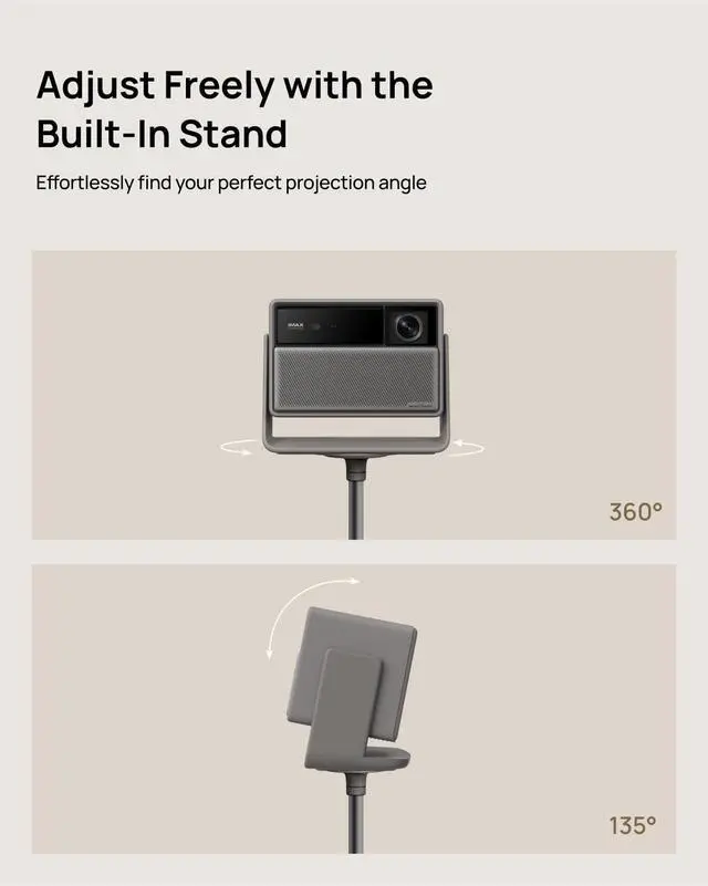 Alt view image 4 of 7 - Floor Stand for Horizon 20 Series(Elephant Grey), Modular Design Makes Installation Easier, Seamlessly Blends into Modern Home Decor, Made from Aerospace-Grade Aluminum Alloy, 2.5 KG Solid Base