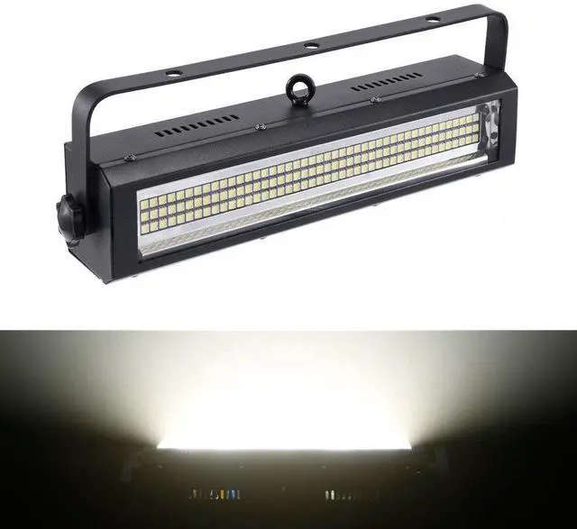 Main image of S100 132-LED Strobe Lights White Bright Stage Lighting Strobe Blinder and Wash Light DJ Disco Lights Sound Activated Modes DMX Control All in One for Party Stage Live Concert