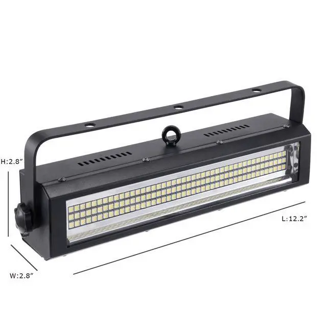 Alt view image 2 of 6 - S100 132-LED Strobe Lights White Bright Stage Lighting Strobe Blinder and Wash Light DJ Disco Lights Sound Activated Modes DMX Control All in One for Party Stage Live Concert
