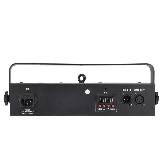 Alt view image 3 of 6 - S100 132-LED Strobe Lights White Bright Stage Lighting Strobe Blinder and Wash Light DJ Disco Lights Sound Activated Modes DMX Control All in One for Party Stage Live Concert