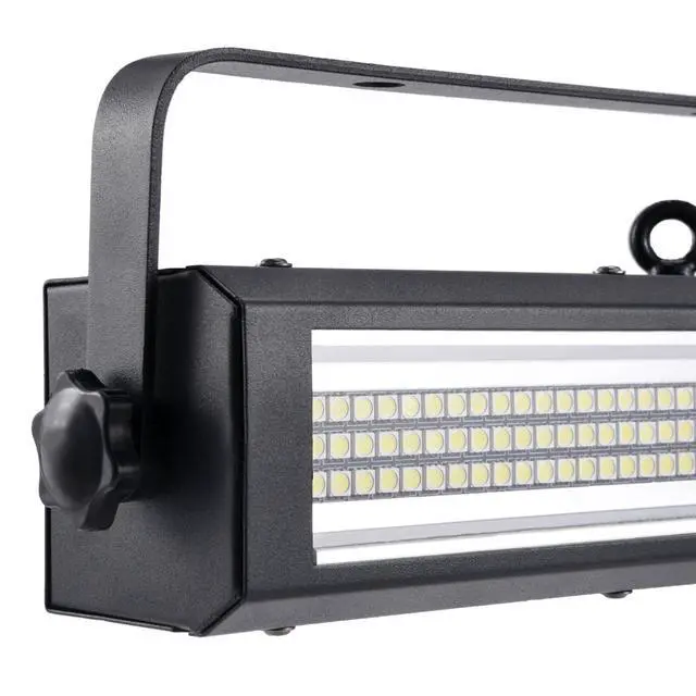 Alt view image 5 of 6 - S100 132-LED Strobe Lights White Bright Stage Lighting Strobe Blinder and Wash Light DJ Disco Lights Sound Activated Modes DMX Control All in One for Party Stage Live Concert