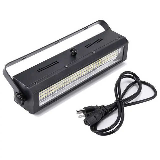 Alt view image 4 of 6 - S100 132-LED Strobe Lights White Bright Stage Lighting Strobe Blinder and Wash Light DJ Disco Lights Sound Activated Modes DMX Control All in One for Party Stage Live Concert