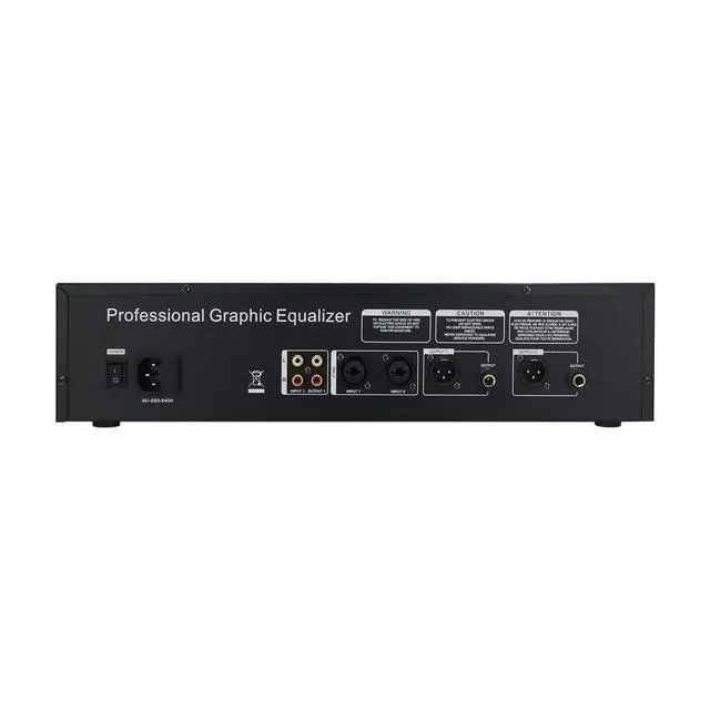 Alt view image 4 of 6 - TKL T2531 Professional Graphic Equalizer Audio Processor Two 31-Band Spectrum Display 2U Audio Digital Equalizador Professional Sound system Professional Equalizers For KTV Stage Performance