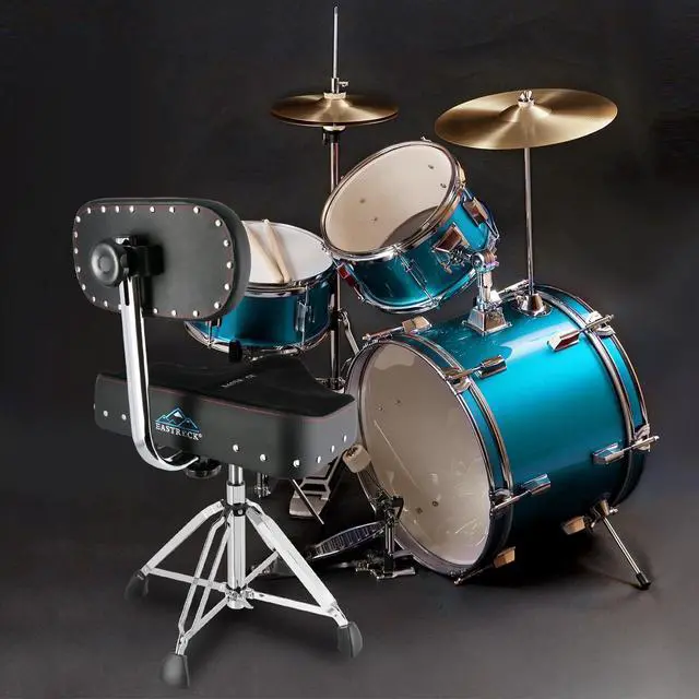 Alt view image 2 of 7 - Drum Throne with Backrest 4-Leg,Hydraulic Drum Stool Height Adjustable,Heavy Duty Drum Stools,Motorcycle Style Swivel Drum Seat Drum Chair for Adult Drummer(Black)