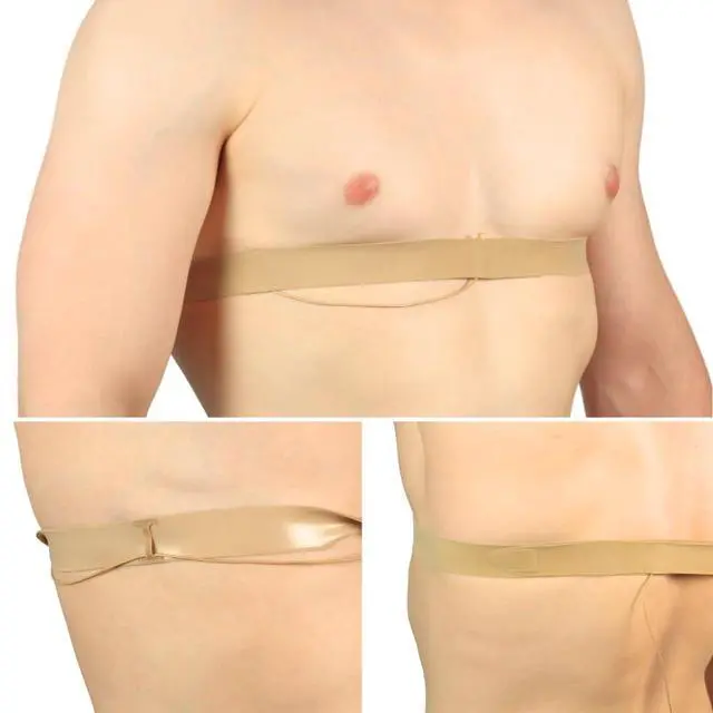 Alt view image 3 of 7 - URSA Chest Straps: Low-Profile, Soft, Stretchy & Breathable Transmitter Straps for Location Sound, Theatre, Wedding Shoots & More (Beige)