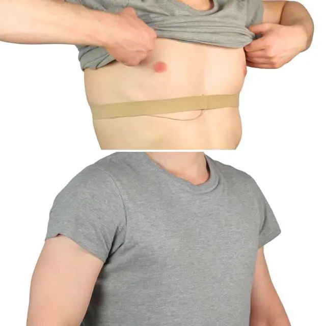Alt view image 4 of 7 - URSA Chest Straps: Low-Profile, Soft, Stretchy & Breathable Transmitter Straps for Location Sound, Theatre, Wedding Shoots & More (Beige)