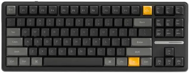 Main image of Phronesis Wireless Mechanical AI Keyboard - Software with Chatbot, Voice Typing, AI Meeting Notes, Transcribe, Translate, Summarize, TKL, Hot-Swappable, PBT Keycaps, RGB Backlit, Mac & Windows