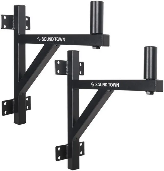 Main image of 2-Pack Wall Mount Speaker Brackets, Fits 35mm Speaker Mounts (STWSD-F15A-PAIR)