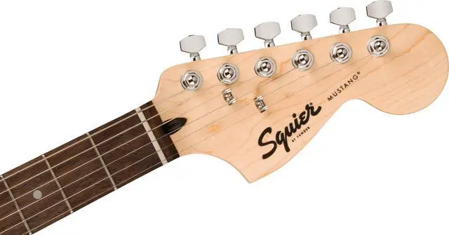 Alt view image 7 of 7 - Squire Sonic Mustang Electric Guitar, California Blue, Laurel Fingerboard