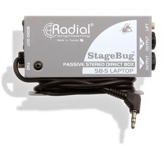 Main image of Radial StageBug SB-5 1-channel Passive Laptop Direct Box